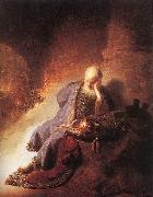 Jeremiah Lamenting the Destruction of Jerusalem g Rembrandt